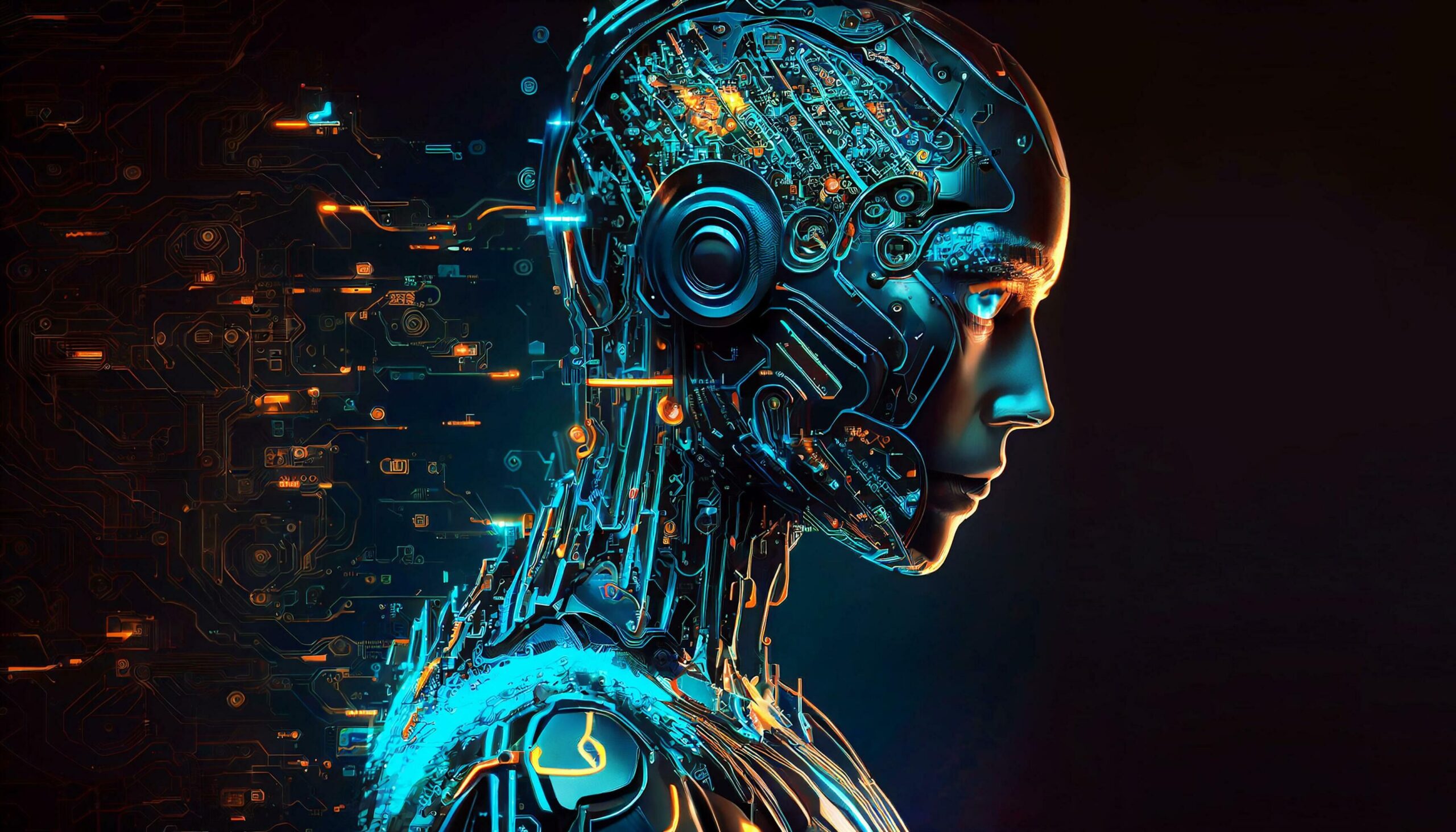AI Robot Head